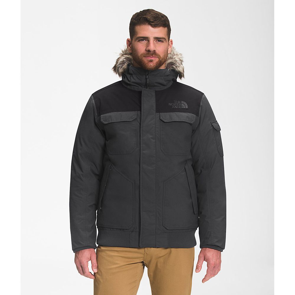 The North Face Winter Jacket Mens Australia - The North Face Gotham Iii Grey / Black (CSL-619247)